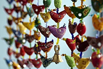 20-Bird Bell Tota Traditional Indian Hanging Decoration