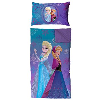 Disney Frozen Slumber Bag and Pillow Set - Sleepover Set