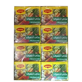 Maggi Stock Vegetables Cube, Pack of 24, 432 g