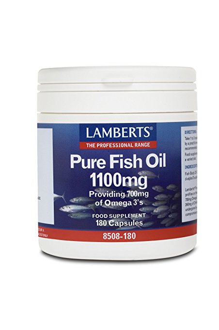 Lamberts Pure Fish Oil 1100mg - 120 Caps