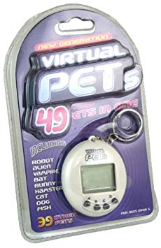 Virtual Pets - 32 Pets In One Electronic Game - White by Funtime