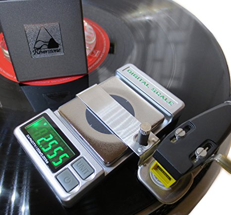 Riverstone Audio Precision RECORD LEVEL Turntable Stylus Tracking Force Pressure Gauge / Scale 100g, 0.005g Resolution