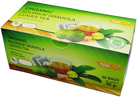 NalLife Soursop Graviola Leaves Tea Pack of 30 Bags