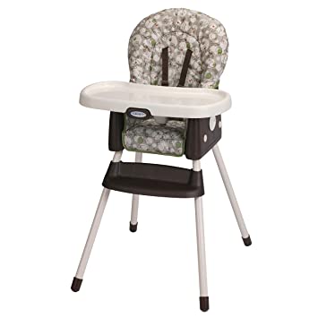 Graco Fabric Simple Switch Portable High Chair and Booster, Zuba (Brown)