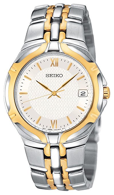 Seiko Men's SGEB58 Dress Two-Tone Watch