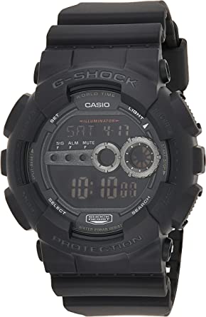 Casio Men's GD100-1BCR G-Shock X-Large, Black Multi-Functional Digital Sport Watch