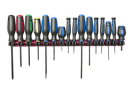 Olsa Tools | Magnetic Screwdriver Holder | Fits up to 16 Screwdrivers | Premium Quality Tool Organizer