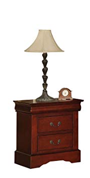 ACME 19523 Louis Philippe III Nightstand, Cherry Finish