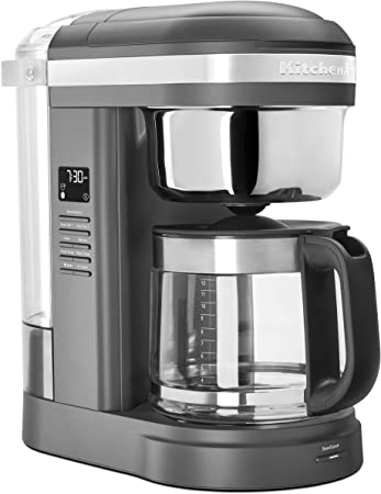 KitchenAid KCM1209DG Drip Coffee Maker, 12 Cup, Matte Grey