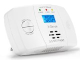 X-Sense CO03M Battery Powered Carbon Monoxide Alarm Digital Display CO Detector Sensor
