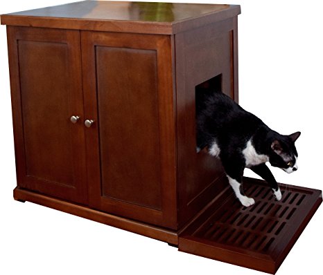 The Refined Feline RLB-MA Wood Cat Litter Box