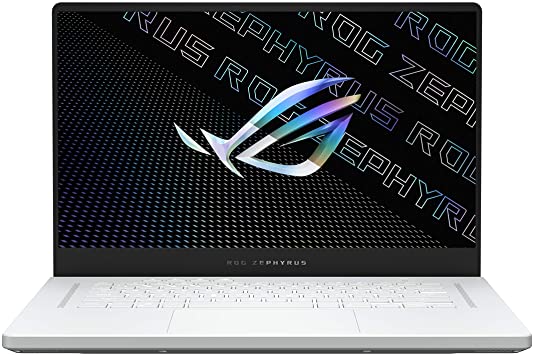 ROG Zephyrus G15 Ultra Slim Gaming Laptop, 15.6” 165Hz QHD, GeForce RTX 3080, AMD Ryzen 9 5900HS, 32GB DDR4, 1TB PCIe SSD, Wi-Fi 6, Windows 10 Pro, Moonlight White, GA503QS-XS98Q-WH