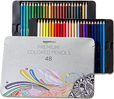 AmazonBasics Colored Pencils - 48-Count Set