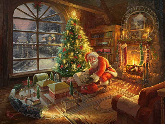 Thomas Kinkade - Santa’s Special Delivery Puzzle - 1000 Pieces