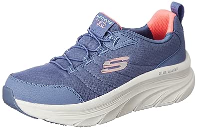 Skechers Womens D'lux Walker-Natural Connect Sneaker