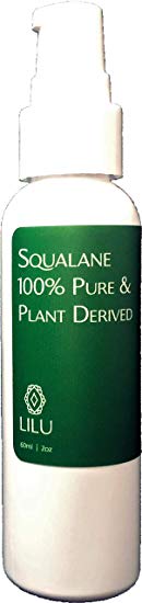Squalane Oil - 100% Pure Plant Derived Squalane Oil for Face and Hair - Made in Los Angeles California (2 oz/60 ml)