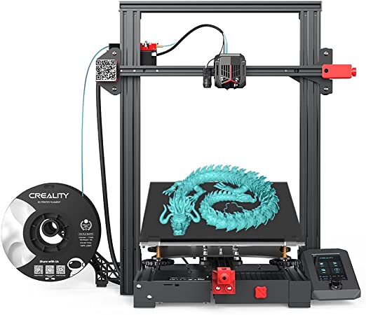 Creality Ender 3 Max Neo FDM 3D Printer Ender 3 Max Upgraded with CR Touch Automatic Leveling Dual Z-axis Red Metal Extruder 32-bit Silent Mainboard 11.8 x 11.8 x 12.6" Build Volume