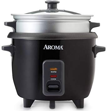 Aroma Rice Cooker And Food Steamer (6-Cups)
