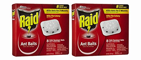 Raid Ant Baits, 8 Count (Pack of 2)