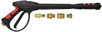 Apache 99023686 4000 PSI Replacement Pressure Washer Gun with Male Metric Adapters