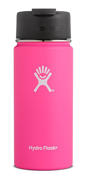 Hydro Flask Double Wall Vacuum Insulated Stainless Steel Water Bottle / Travel Coffee Mug, Wide Mouth with BPA Free Hydro Flip Cap