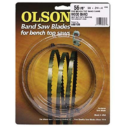 Olson Saw WB57259BL 59-1/2-Inch by 3/8 wide by 4 Teeth Per Inch Band Saw Blade