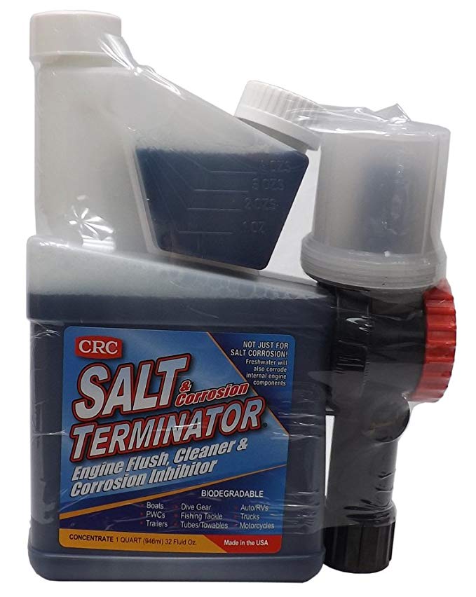 CRC SX-32M Salt Terminator Engine Flush Concentrate with Mixer - 32 oz.