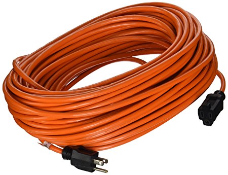 Prime Wire & Cable EC501635 100-Foot 16/3 SJTW Medium Duty Extension Cord, Orange