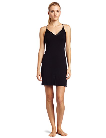 Calvin Klein Women's Essentials V-Neck Chemise Nightgown