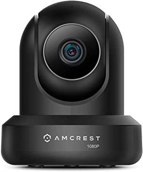 Amcrest 1080P WiFi Security Camera 2MP (1920TVL) Indoor Pan/Tilt Wireless IP Camera, Home Video Surveillance System with IR Night Vision, 4mm Lens, Two-Way Talk IP2M-841B-V3-UK (Black)