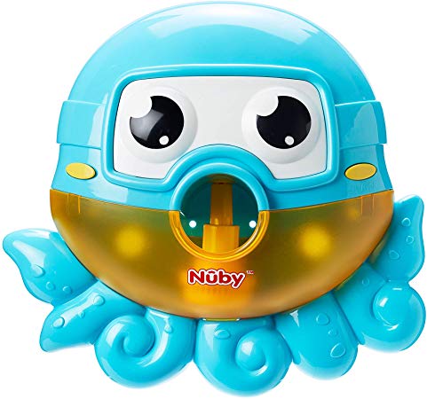 Nuby Bubble Machine Musical Octopus Toddler Bath Toy