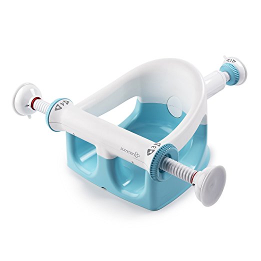 Summer Infant My Bath Seat, White/Teal, One Size