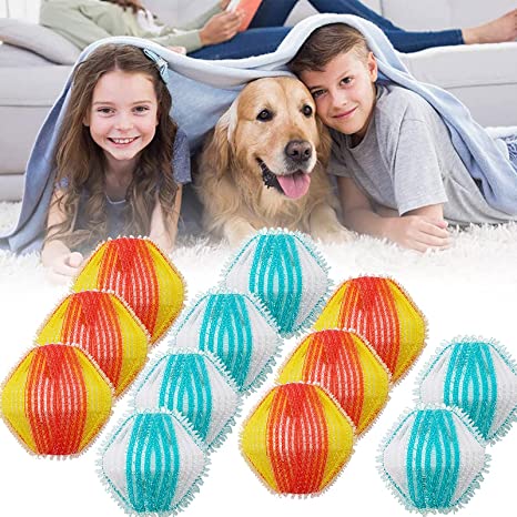 Pet Hair Remover for Laundry, Washing Ball Lint Remover, 14PCS Reusable Cats and Dogs Hair Catcher, Laundry Balls, Washer Balls, Pet Fur Laundry Catcher for Laundry Bedding Clothes