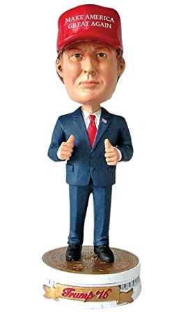 PLAN P2 PROMOTIONS Donald Trump Bobblehead, Make America Great Again (Discontinued by manufacturer)