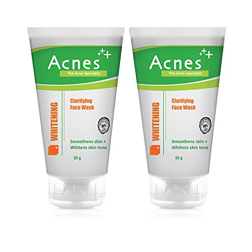 Acnes Clarifying Whitening Face Wash, 50g (Pack of 2)