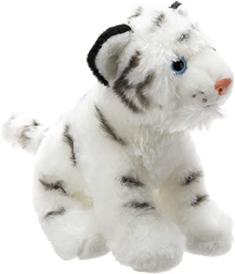 Wild Republic White Tiger Plush, Stuffed Animal, Plush Toy, Gifts for Kids, Cuddlekins 8 Inches,Multicolor