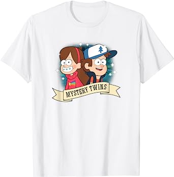 Disney Gravity Falls Dipper And Mabel Mystery Twins Logo T-Shirt