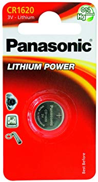 Panasonic Specialist Lithium Coin Batteries CR1620L x 1