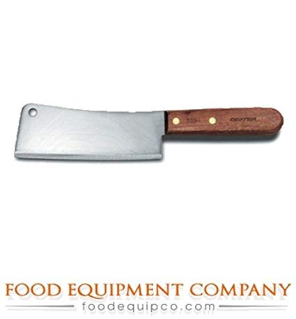 Dexter Russell Traditional Stainless Heavy Duty Cleaver, 6 inch - 6 per case.