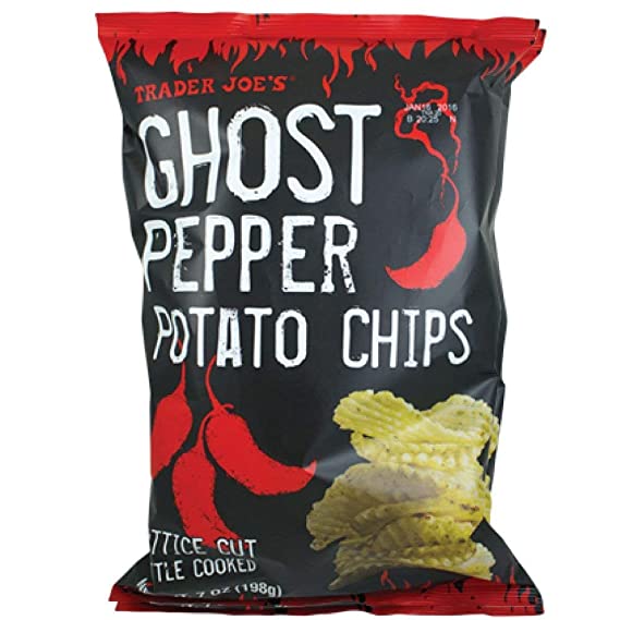 Trader Joe's Ghost Pepper Potato Chips - 7 oz. bag