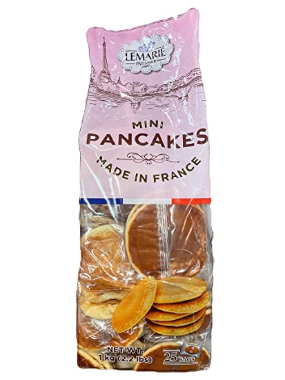 French Mini Pancakes 25 CT 2.20 LBS