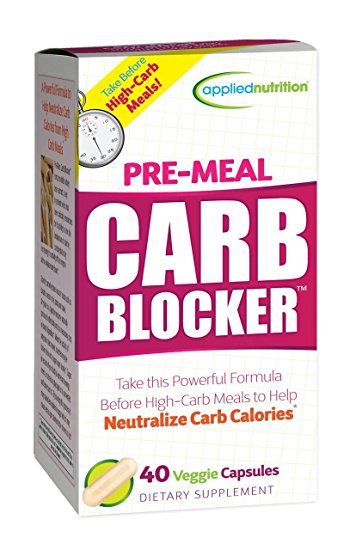 Applied Nutrition Pre-Meal Carb Blocker, 40 Count