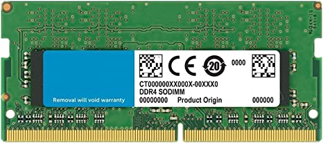 HoMei RAM CT8G4SFS832A 8GB DDR4 SODIMM RAM 3200 MHz CL22 Laptop Memory