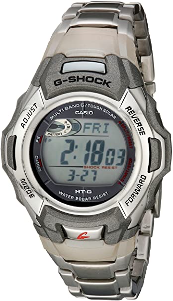 Casio Men's G-Shock MTGM900DA-8CR Tough Solar Atomic Stainless Steel Sport Watch