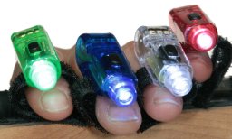 40 Super Bright Finger Flashlights - LED Finger Lamps - Rave Finger Lights