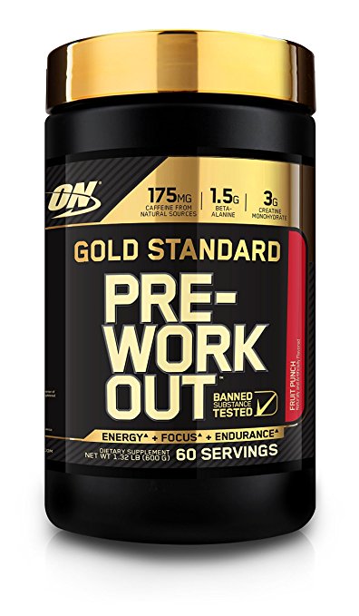 Optimum Nutrition 60 Servings Gold Standard Pre-Workout with Creatine, Beta-Alanine, and Caffeine for Energy, 1.32 Pound