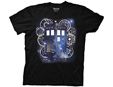 Ripple Junction Doctor Who Tardis Space Tech Adult T-Shirt