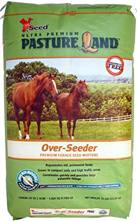 X-Seed 440FS0021UCT185 Land Over-Seeder Pasture Forage Seed, 25-Pound