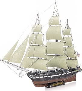 Metal Earth Premium Series USS Constitution 3D Metal Model Kit Fascinations