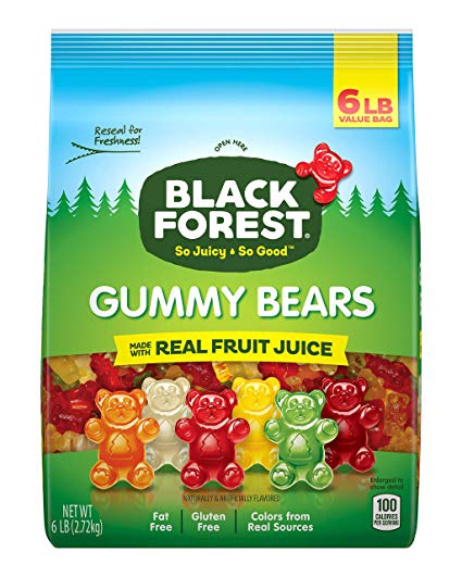 Black Forest Gummy Bears Candy, 6 lb